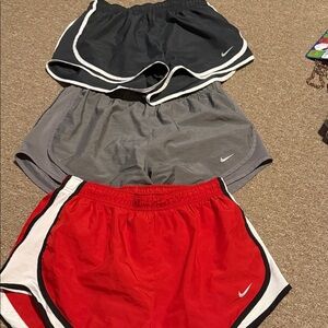 Nike adult medium  Shorts - dark gray, light grey, Red